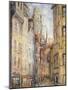 Rouen, a Street by the Church; Rouen, Rue Avec L'Eglise, C.1920-Gustave Loiseau-Mounted Premium Giclee Print