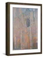 Rouen Cathedral, 1891-Claude Monet-Framed Giclee Print