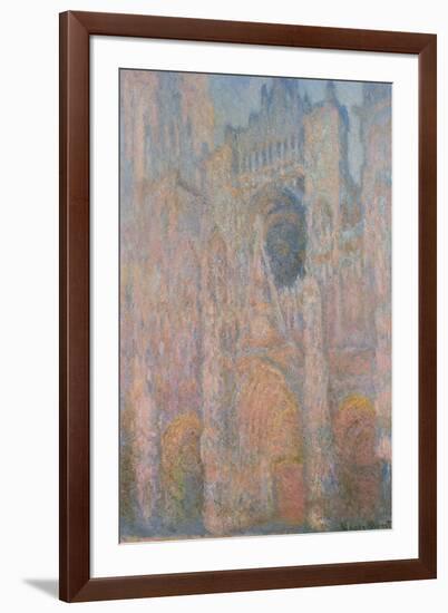 Rouen Cathedral, 1891-Claude Monet-Framed Giclee Print