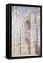 Rouen Cathedral, Afternoon-Claude Monet-Framed Stretched Canvas
