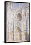 Rouen Cathedral, Afternoon-Claude Monet-Framed Stretched Canvas