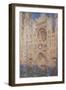 Rouen Cathedral at Sunset, 1892-1894-Claude Monet-Framed Giclee Print
