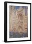 Rouen Cathedral at Sunset, 1892-1894-Claude Monet-Framed Giclee Print