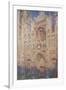 Rouen Cathedral at Sunset, 1892-1894-Claude Monet-Framed Giclee Print