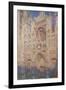 Rouen Cathedral at Sunset, 1892-1894-Claude Monet-Framed Giclee Print