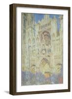 Rouen Cathedral at Sunset, 1894-Claude Monet-Framed Giclee Print