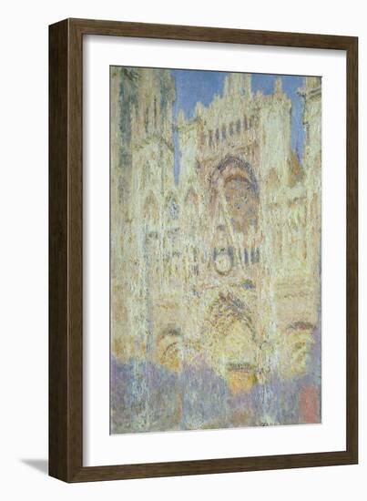 Rouen Cathedral at Sunset, 1894-Claude Monet-Framed Giclee Print