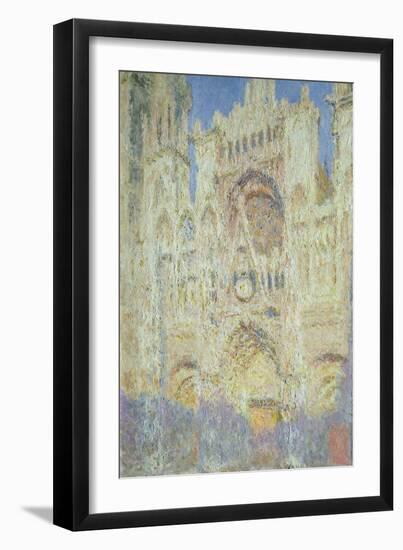 Rouen Cathedral at Sunset, 1894-Claude Monet-Framed Giclee Print
