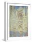 Rouen Cathedral at Sunset, 1894-Claude Monet-Framed Giclee Print