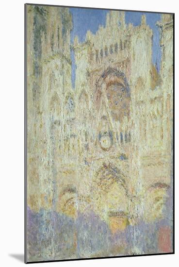 Rouen Cathedral at Sunset, 1894-Claude Monet-Mounted Giclee Print