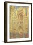 Rouen Cathedral at Sunset, 1894-Claude Monet-Framed Giclee Print