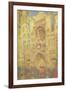 Rouen Cathedral at Sunset, 1894-Claude Monet-Framed Giclee Print