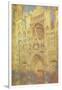 Rouen Cathedral at Sunset, 1894-Claude Monet-Framed Giclee Print