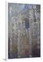 Rouen Cathedral, Blue Harmony, Morning Sunlight, 1893-Claude Monet-Framed Art Print