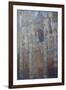 Rouen Cathedral, Blue Harmony, Morning Sunlight, 1893-Claude Monet-Framed Art Print