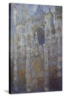 Rouen Cathedral, Blue Harmony, Morning Sunlight, 1893-Claude Monet-Stretched Canvas