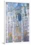 Rouen Cathedral, Blue Harmony, Morning Sunlight, 1894-Claude Monet-Framed Giclee Print