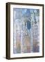 Rouen Cathedral, Blue Harmony, Morning Sunlight, 1894-Claude Monet-Framed Giclee Print