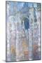 Rouen Cathedral, Blue Harmony, Morning Sunlight, 1894-Claude Monet-Mounted Giclee Print