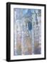 Rouen Cathedral, Blue Harmony, Morning Sunlight, 1894-Claude Monet-Framed Premium Giclee Print