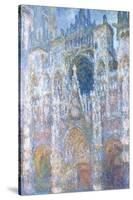 Rouen Cathedral, Blue Harmony, Morning Sunlight, 1894-Claude Monet-Stretched Canvas