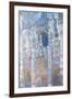 Rouen Cathedral, Blue Harmony, Morning Sunlight, 1894-Claude Monet-Framed Giclee Print