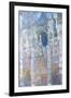 Rouen Cathedral, Blue Harmony, Morning Sunlight, 1894-Claude Monet-Framed Giclee Print