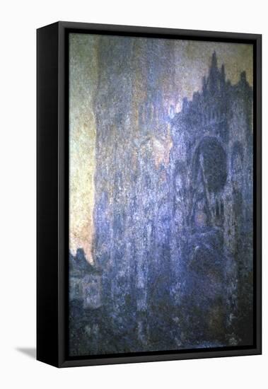 Rouen Cathedral, Early Morning, 1894-Claude Monet-Framed Stretched Canvas