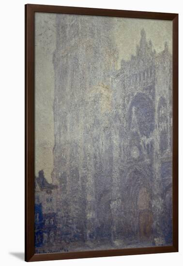 Rouen Cathedral, Effects of Morning Light-Claude Monet-Framed Giclee Print