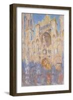 Rouen Cathedral, Effects of Sunlight, Sunset, 1892-Claude Monet-Framed Giclee Print