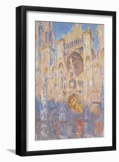 Rouen Cathedral, Effects of Sunlight, Sunset, 1892-Claude Monet-Framed Giclee Print