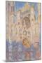 Rouen Cathedral, Effects of Sunlight, Sunset, 1892-Claude Monet-Mounted Giclee Print