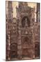 Rouen Cathedral, Evening Effect, Harmony in Brown-Claude Monet-Mounted Art Print