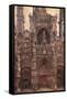 Rouen Cathedral, Evening Effect, Harmony in Brown-Claude Monet-Framed Stretched Canvas