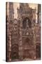 Rouen Cathedral, Evening Effect, Harmony in Brown-Claude Monet-Stretched Canvas