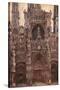 Rouen Cathedral, Evening Effect, Harmony in Brown-Claude Monet-Stretched Canvas