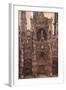 Rouen Cathedral, Evening Effect, Harmony in Brown-Claude Monet-Framed Art Print