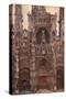 Rouen Cathedral, Evening Effect, Harmony in Brown-Claude Monet-Stretched Canvas