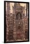 Rouen Cathedral, Evening Effect, Harmony in Brown-Claude Monet-Framed Art Print