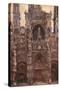 Rouen Cathedral, Evening Effect, Harmony in Brown-Claude Monet-Stretched Canvas