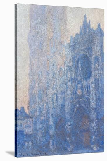 Rouen Cathedral Fa§Ade and Tour D'albane (Morning Effect) by Claude Monet-Claude Monet-Stretched Canvas