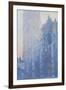 Rouen Cathedral Fa§Ade and Tour D'albane (Morning Effect) by Claude Monet-Claude Monet-Framed Giclee Print