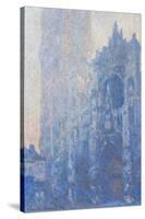 Rouen Cathedral Fa§Ade and Tour D'albane (Morning Effect) by Claude Monet-Claude Monet-Stretched Canvas