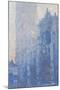 Rouen Cathedral Fa§Ade and Tour D'albane (Morning Effect) by Claude Monet-Claude Monet-Mounted Giclee Print