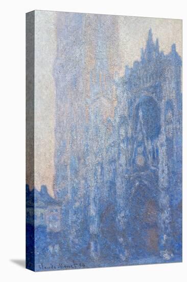 Rouen Cathedral Fa§Ade and Tour D'albane (Morning Effect) by Claude Monet-Claude Monet-Stretched Canvas