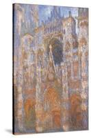Rouen Cathedral, Full Sunlight Harmony in Blue-Claude Monet-Stretched Canvas