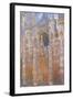 Rouen Cathedral, Full Sunlight Harmony in Blue-Claude Monet-Framed Art Print