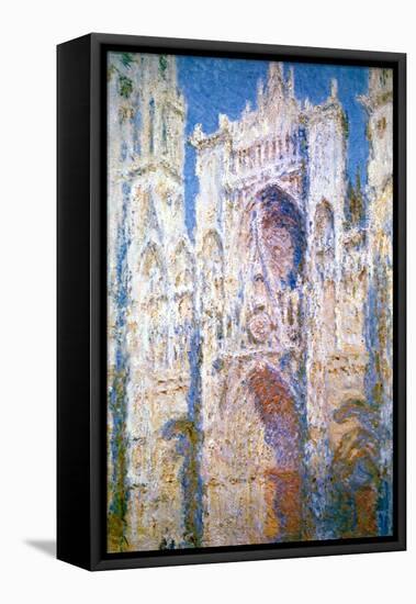Rouen Cathedral, Harmony in Blue and Gold, 1894-Claude Monet-Framed Stretched Canvas
