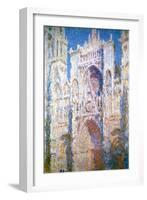 Rouen Cathedral, Harmony in Blue and Gold, 1894-Claude Monet-Framed Giclee Print