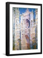 Rouen Cathedral, Harmony in Blue and Gold, 1894-Claude Monet-Framed Premium Giclee Print